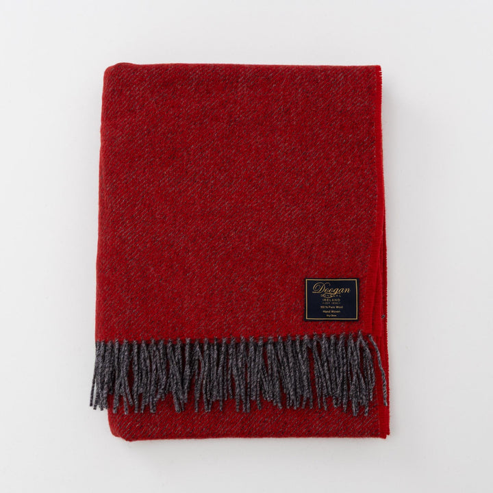 Donegal Festive Red Herringbone