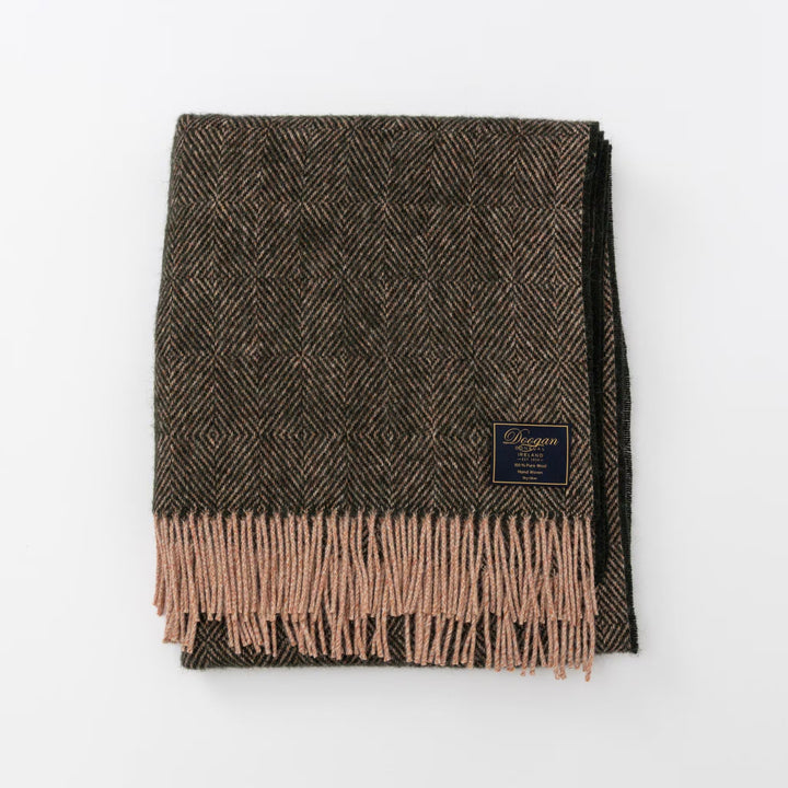 Orange Oak Herringbone