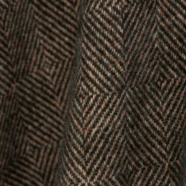 Orange Oak Herringbone