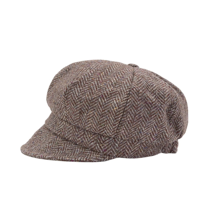 Brown Beige Herringbone