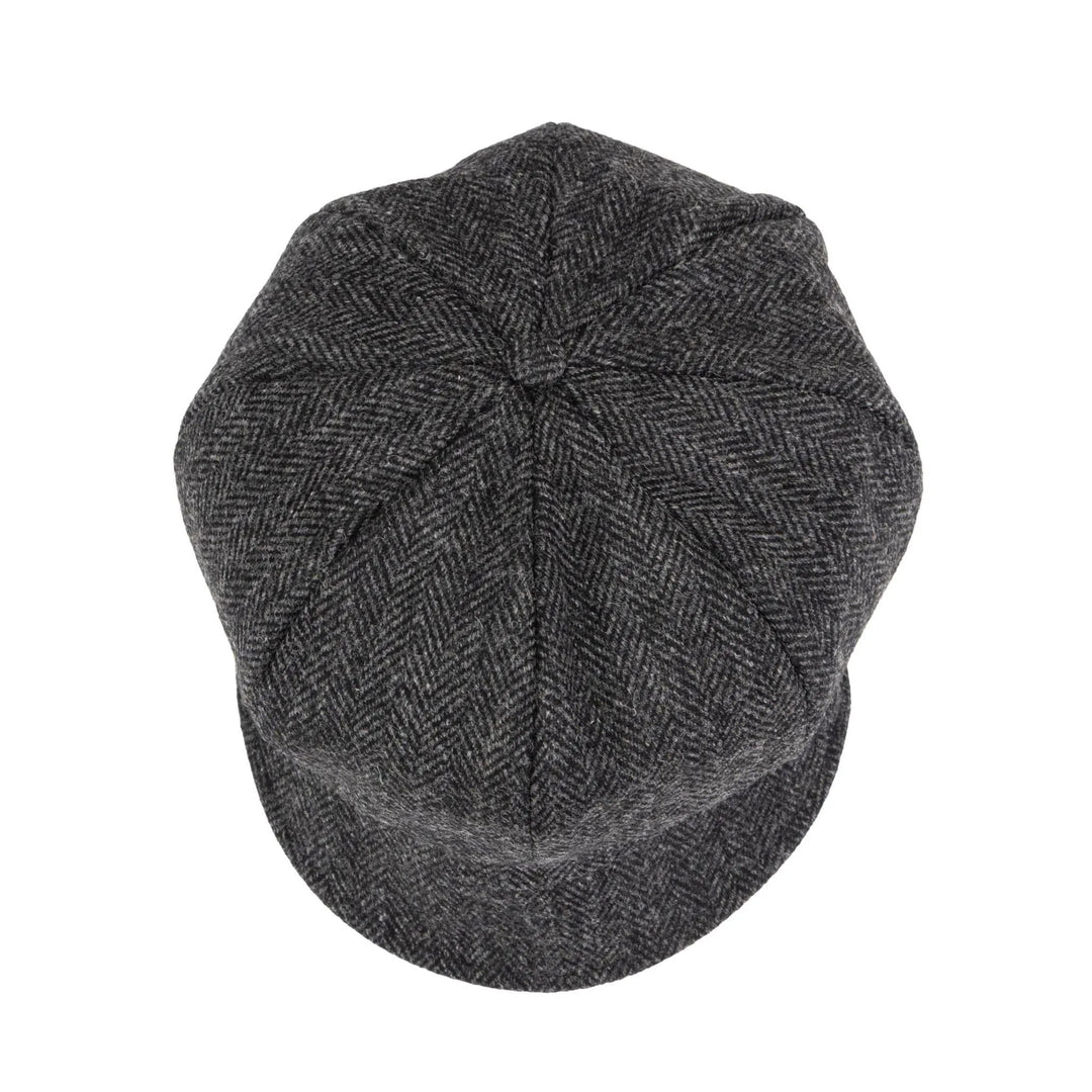 Charcoal Herringbone