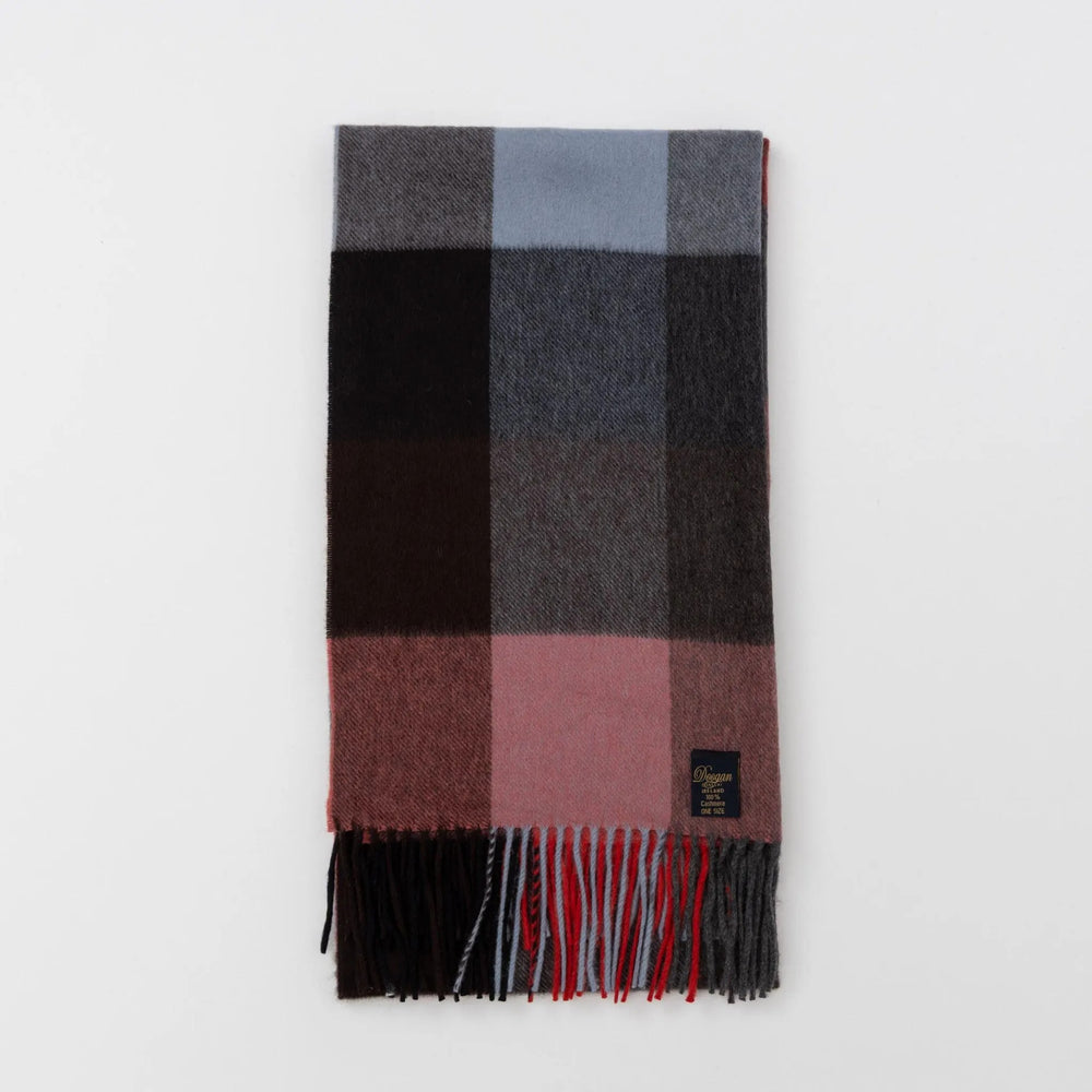 Festive Red Grey Plaid