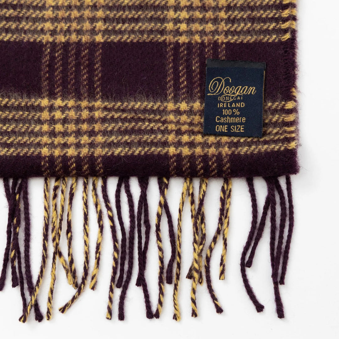Golden Burgundy Plaid