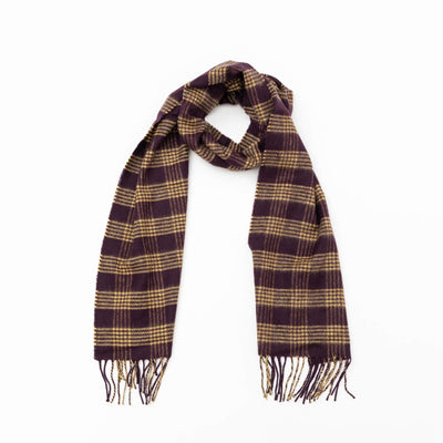 Golden Burgundy Plaid