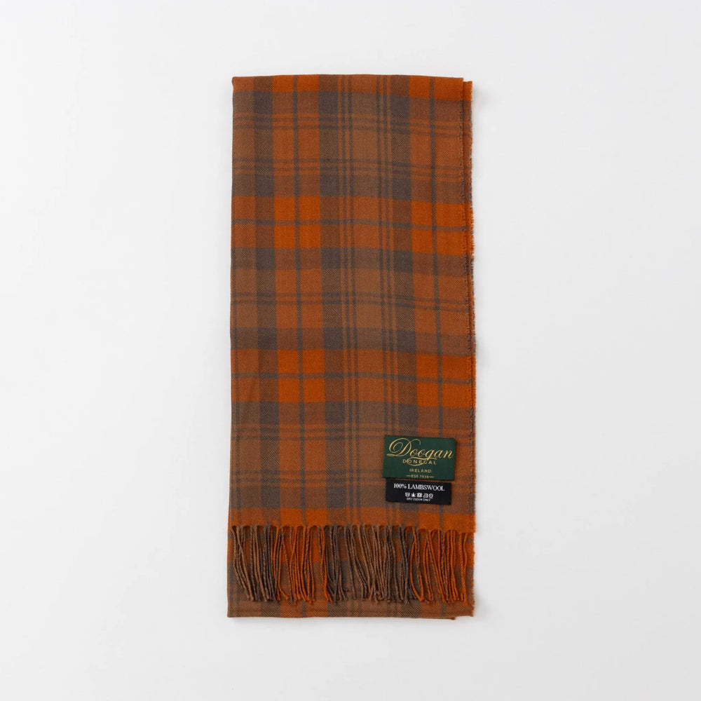 Rustic Orange Plaid