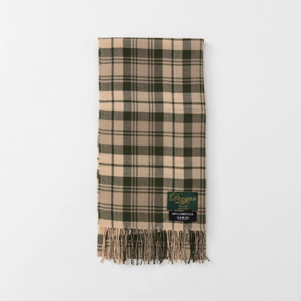 Rustic Brown Beige Plaid