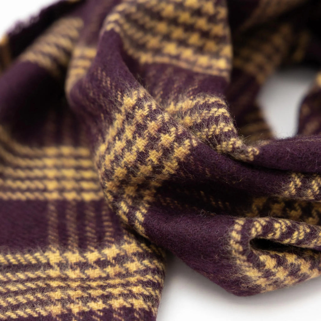 Golden Burgundy Plaid
