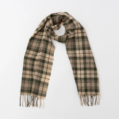 Rustic Brown Beige Plaid