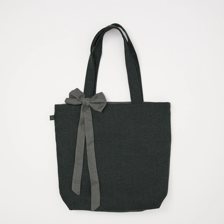 Green Black Herringbone