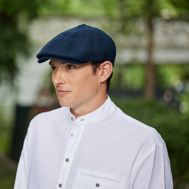 Navy newsboy deals cap