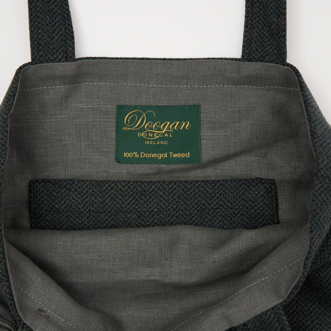 Green Black Herringbone