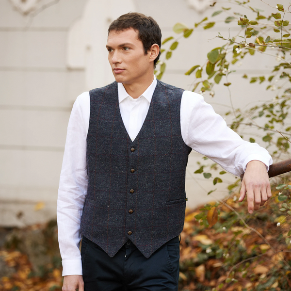 Tweed clearance waistcoats ireland