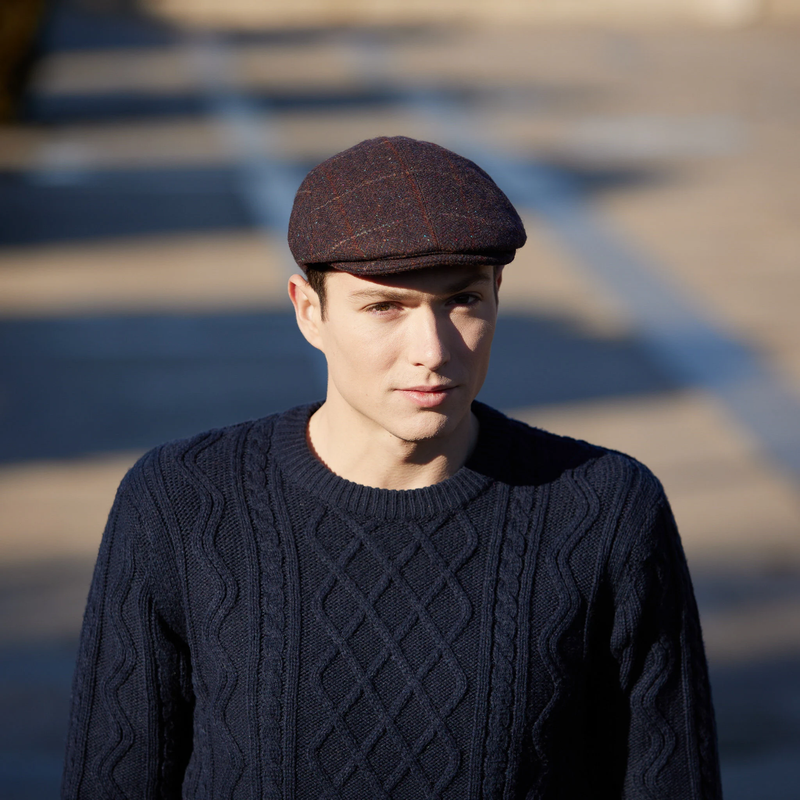 Plaid driving cap hotsell