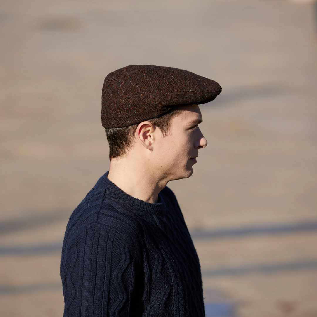 Bundoran Brown Donegal Fleck Plaid