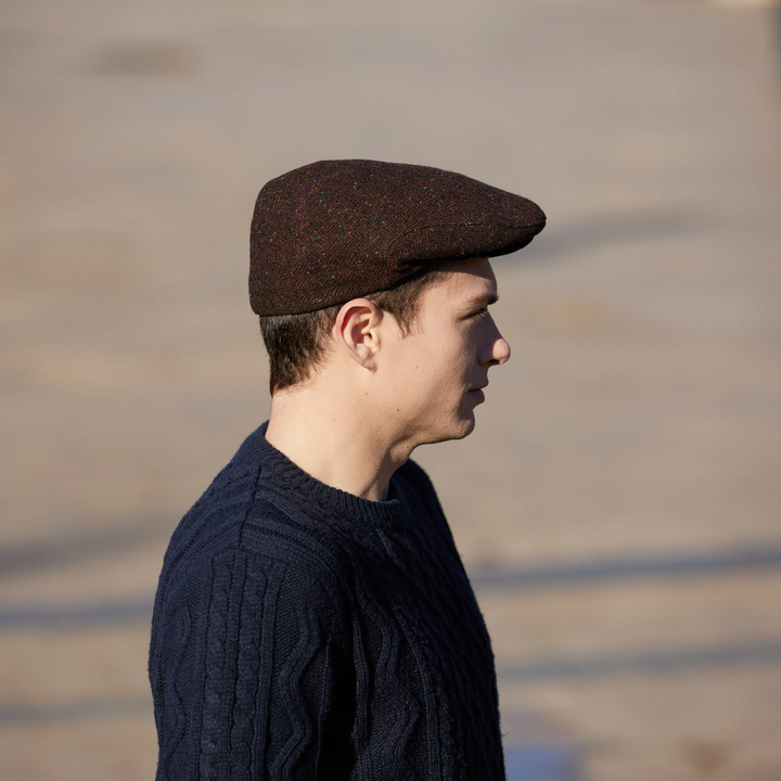 Bundoran Brown Donegal Fleck Plaid